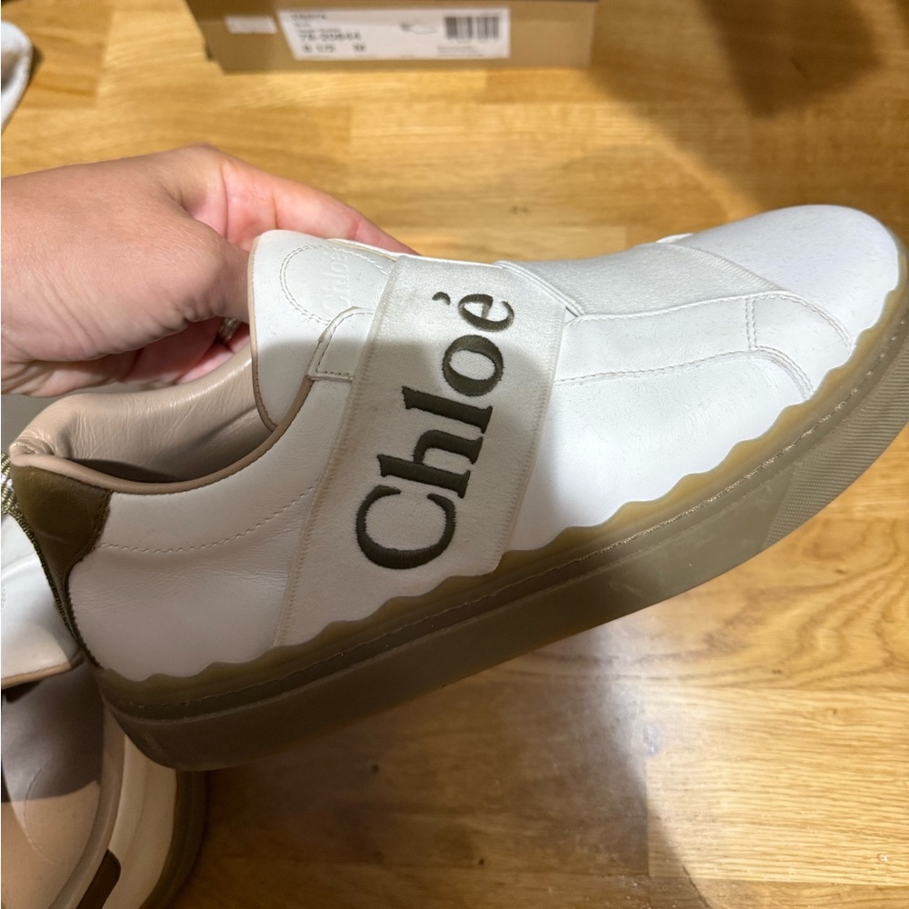 Chloe White Leather Shoes Made in Italy